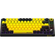 LORGAR KBP7075W Wireless PBT Yellow