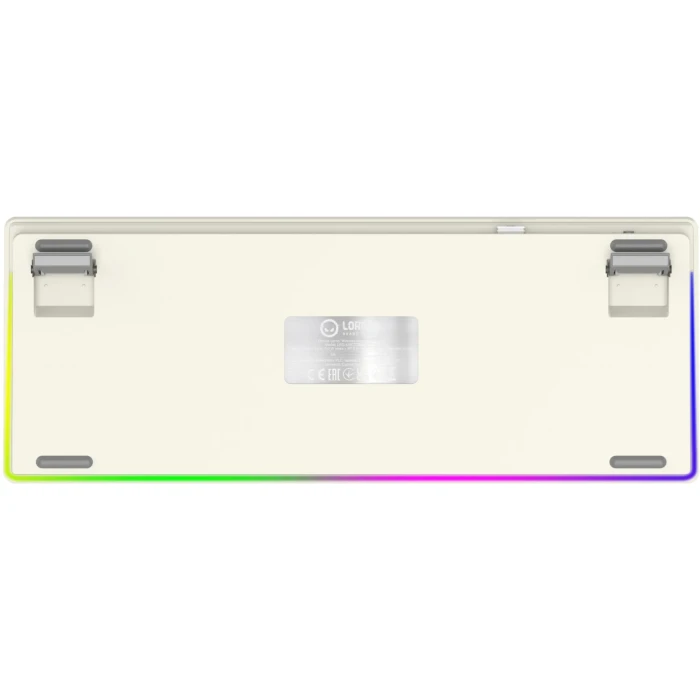 LORGAR KBP70TKLW Wireless PBT Beige