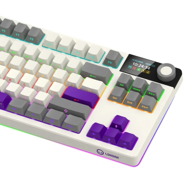 LORGAR KBP70TKLW Wireless PBT Beige