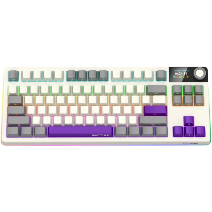 LORGAR KBP70TKLW Wireless PBT Beige