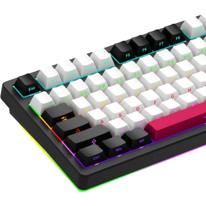 LORGAR KBP70TKLW Wireless PBT Black