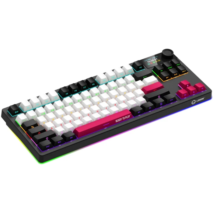 LORGAR KBP70TKLW Wireless PBT Black