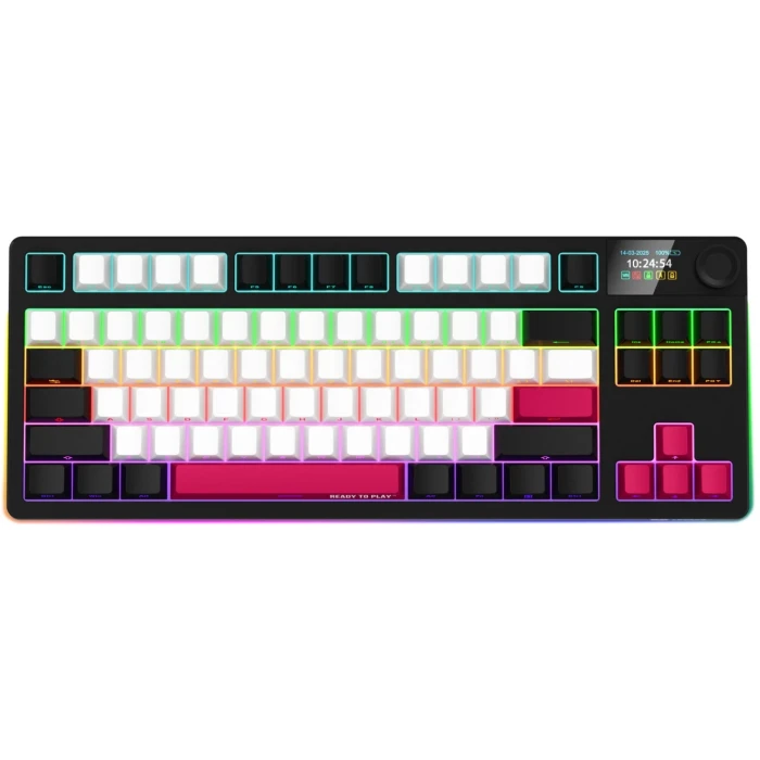 LORGAR KBP70TKLW Wireless PBT Black