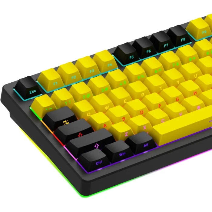 LORGAR KBP70TKLW Wireless PBT Yellow