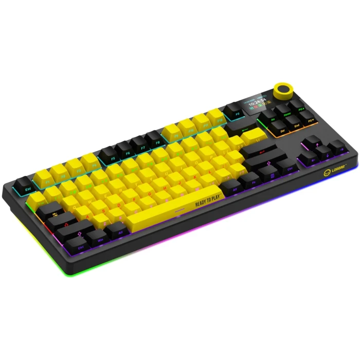 LORGAR KBP70TKLW Wireless PBT Yellow