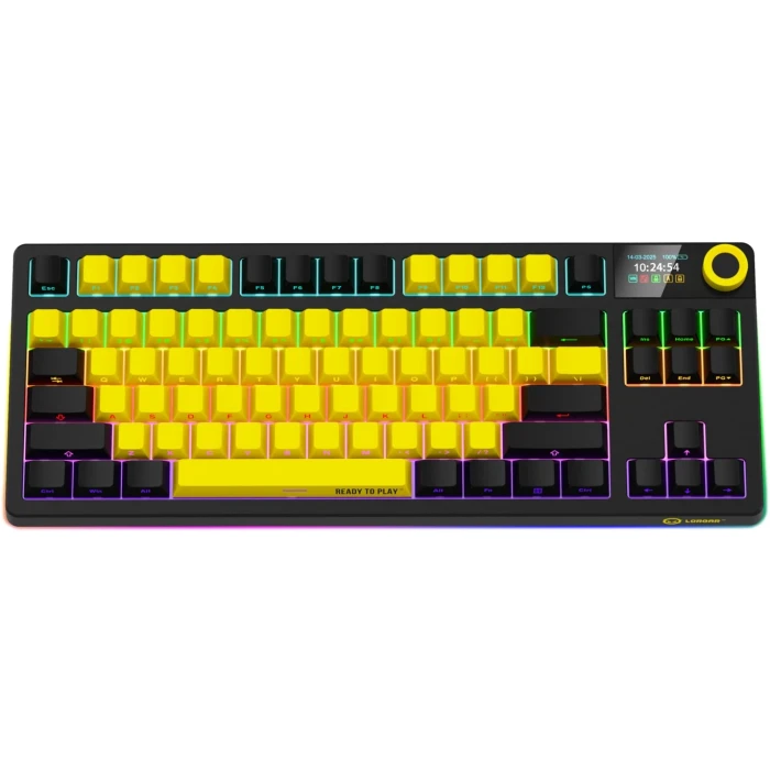 LORGAR KBP70TKLW Wireless PBT Yellow
