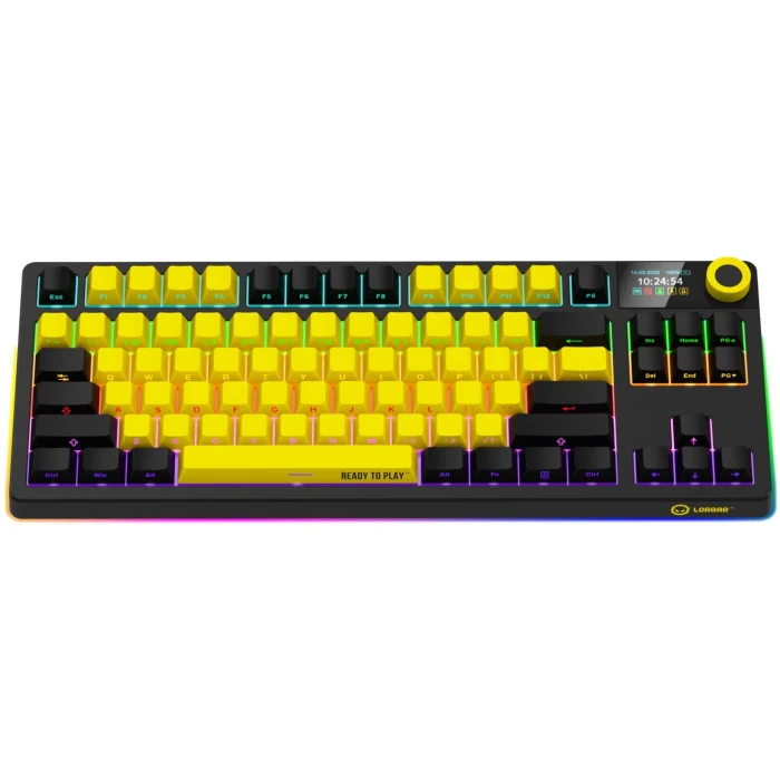LORGAR KBP70TKLW Wireless PBT Yellow
