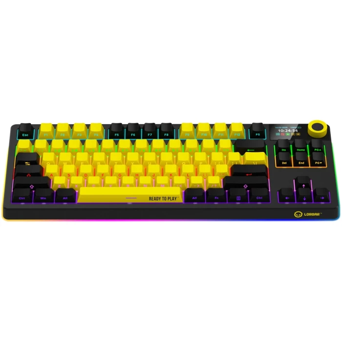 LORGAR KBP70TKLW Wireless PBT Yellow