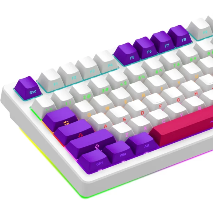 LORGAR KBP70TKLW Wireless PBT White