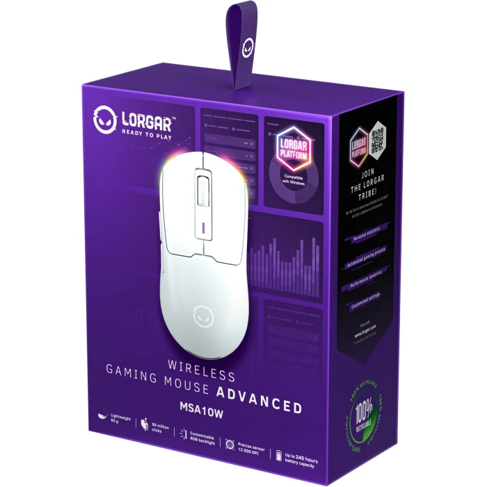 LORGAR MSA10W Wireless White