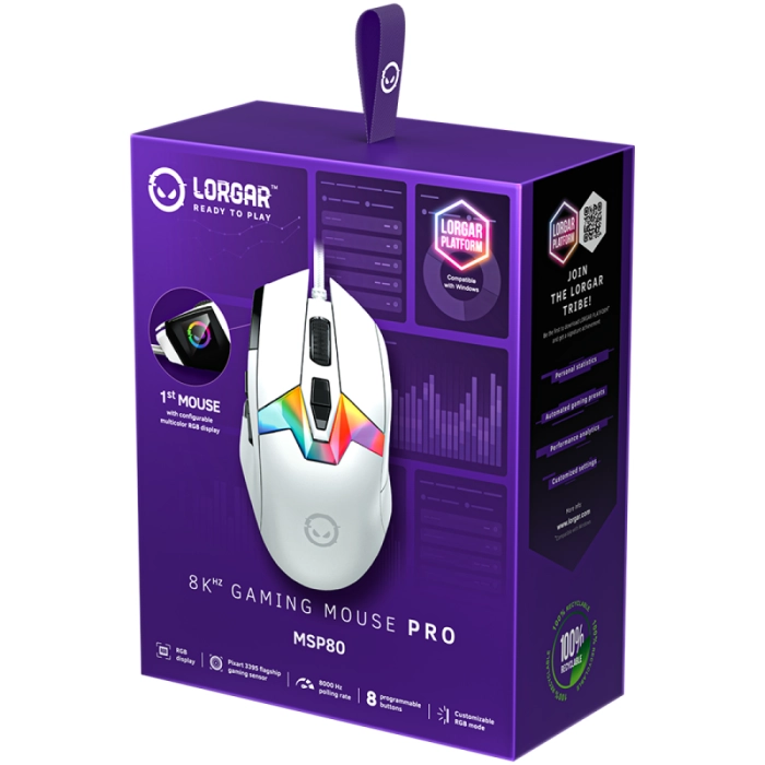 LORGAR MSP80 8K White