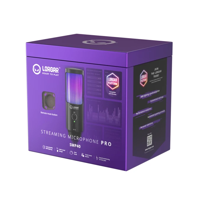 LORGAR SMP40 Pro Mute Button RGB