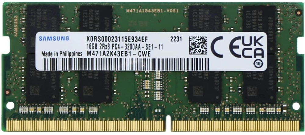 Samsung 16GB DDR4 3200MHz CL22 SO-DIMM