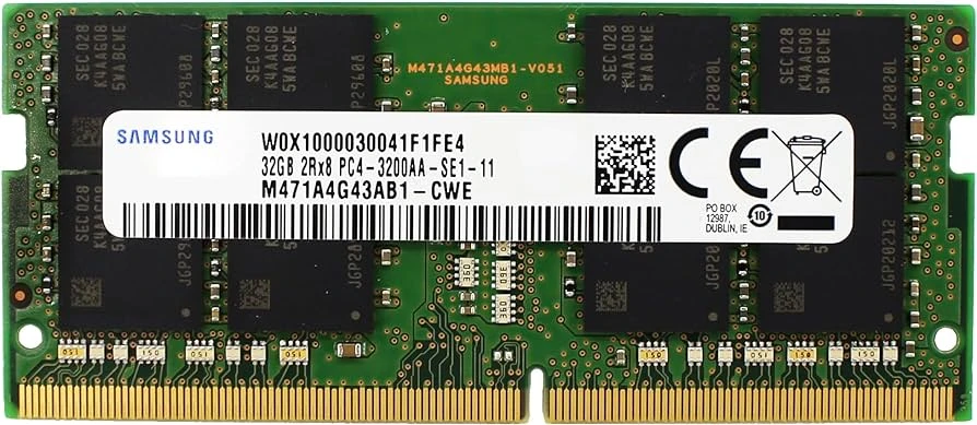 Samsung 32GB DDR4 3200MHz CL22 SO-DIMM