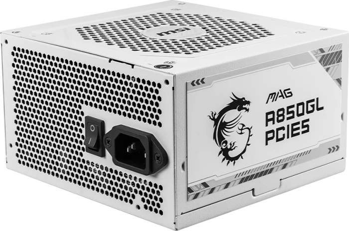 MSI MAG A850GL PCIE5 WHITE GOLD 850W