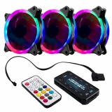 Makki FAN SET 3 x 120mm RGB 2 rings