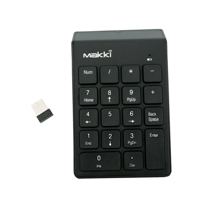 Makki цифрова безжична клавиатура MAKKI-KP-001-WL