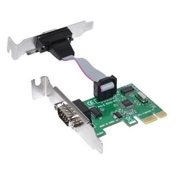 Makki нископрофилна карта Low Profile PCI-E card to 2 x Serial port - MAKKI-PCIE-SERIAL-LP