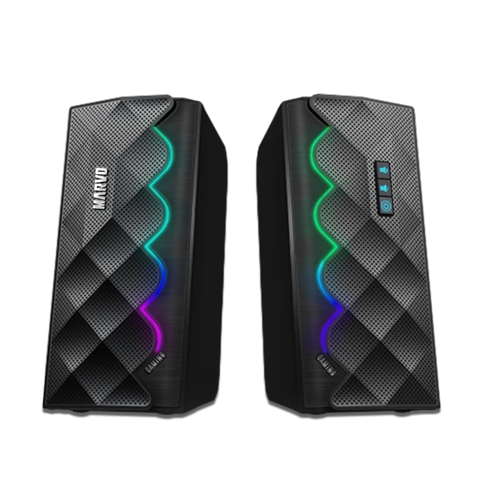 Marvo Тонколони Gaming Speakers 2.0 6W Bluetooth RGB - MARVO-SG-269