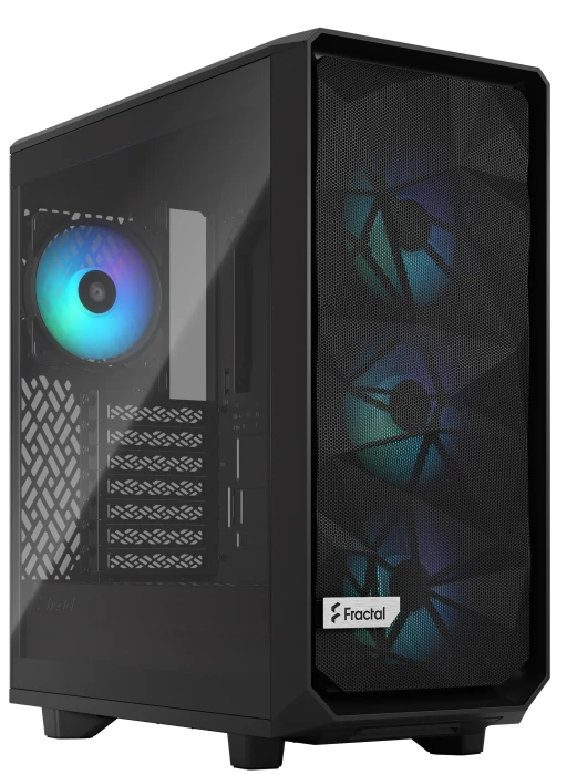 FRACTAL DESIGN MESHIFY 2 Compact RGB Black TG Light
