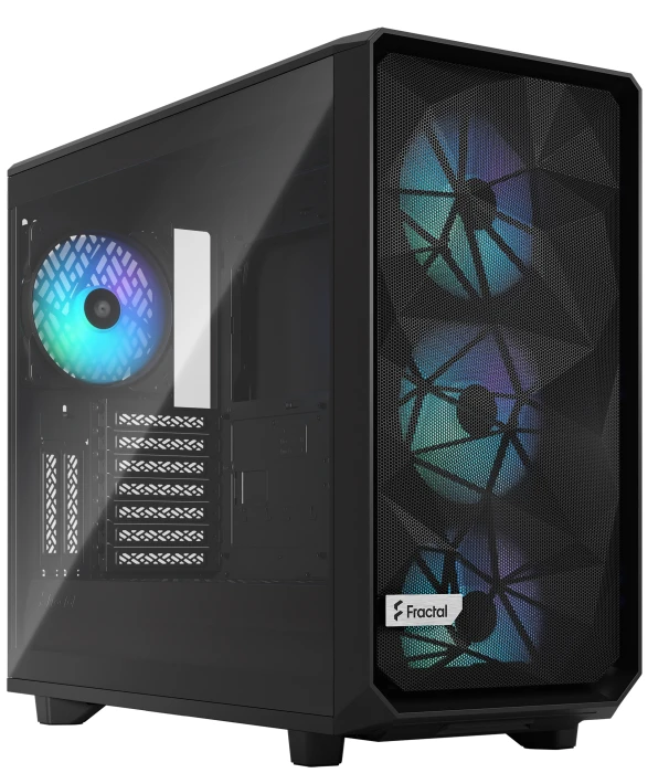 FRACTAL DESIGN MESHIFY 2 RGB BLACK TG LIGHT Tilt
