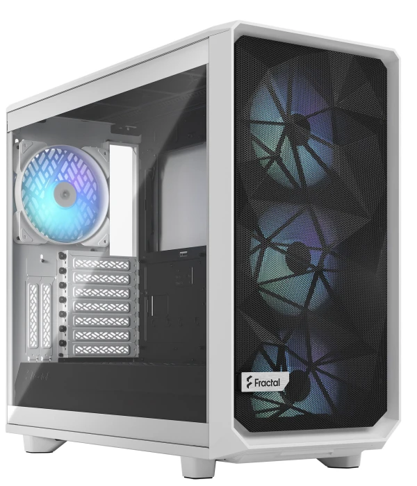 FRACTAL DESIGN MESHIFY 2 RGB WHITE TG LIGHT Tilt