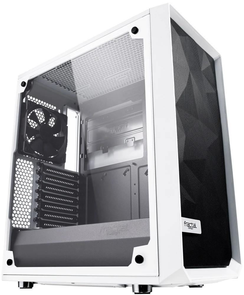 FRACTAL DESIGN Meshify C White TG Clear