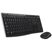 Kомплект Logitech MK270 2.4 GHZ Черен