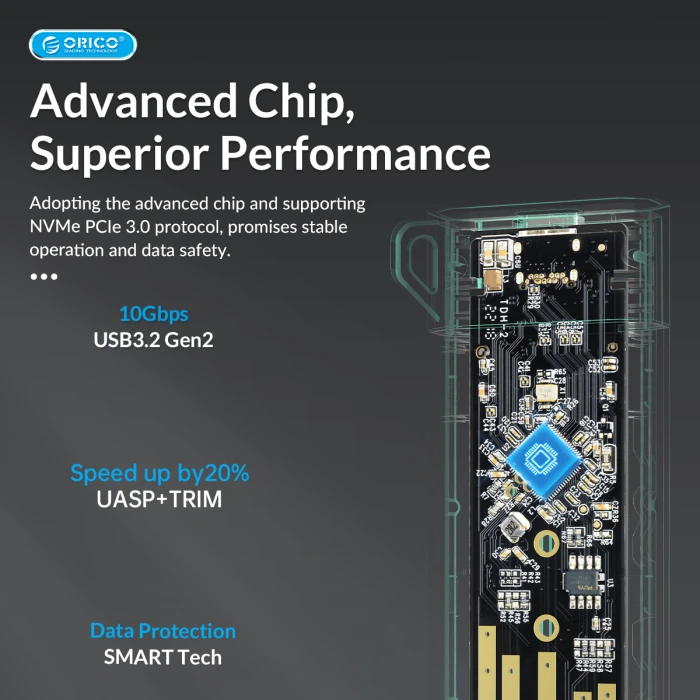 Orico M.2 NVMe - MM2C3-G2-GY