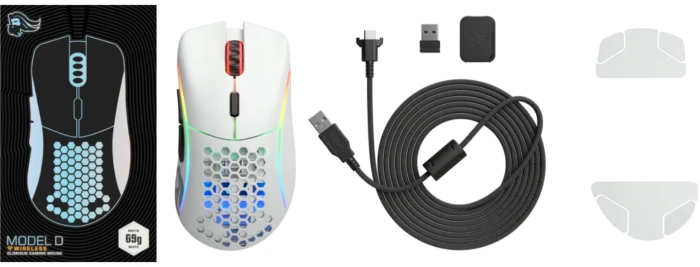 Glorious Model D Wireless (Matte White)