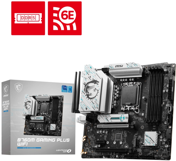 MSI B760M GAMING PLUS WIFI DDR5