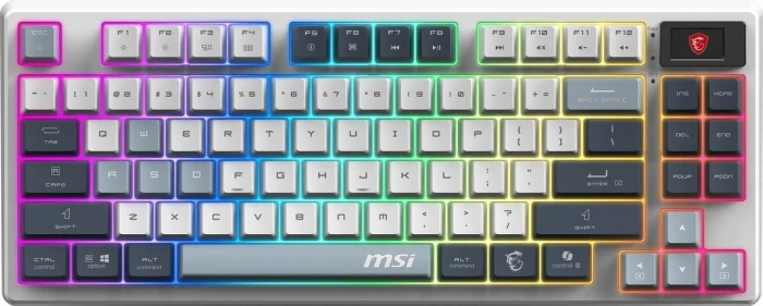 MSI FORGE GK600 TKL LCD WIRELESS SKY