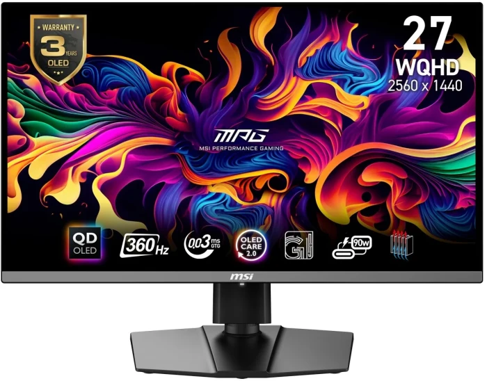 MSI MAG 271QPX 26.5" QD-OLED 2k 360Hz