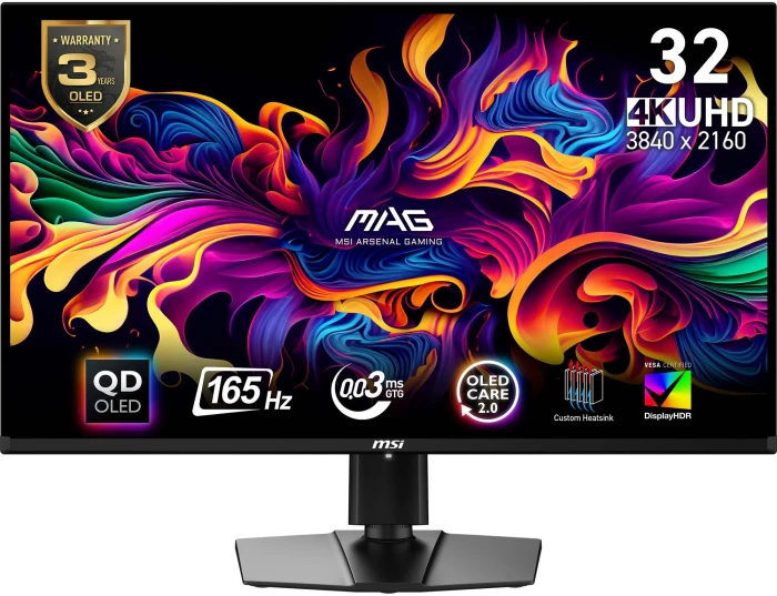 MSI MAG 321UP 31.5" QD-OLED 4K 165Hz