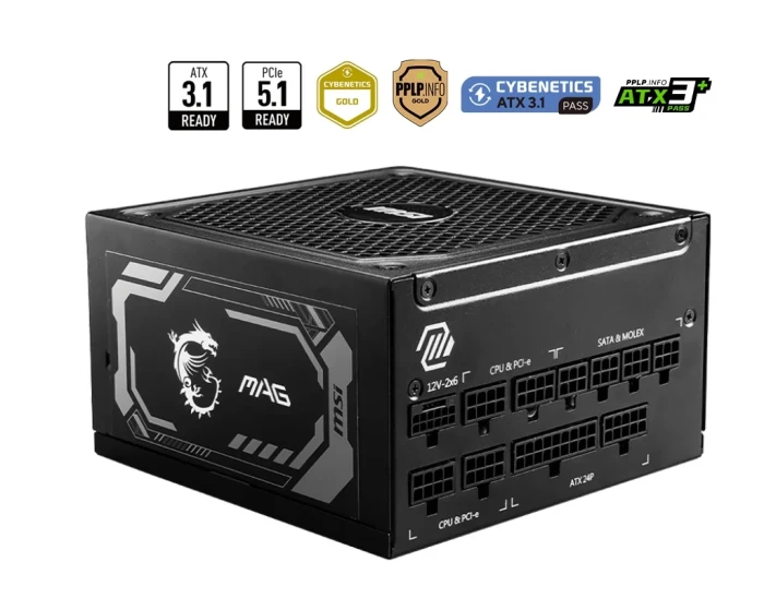 MSI MAG A1000GL PCIE5 Gold 1000W