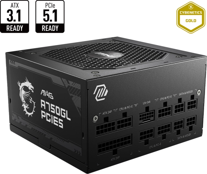MSI MAG A750GL PCIe 5.1 Gold 750W