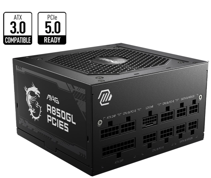 MSI MAG A850GL PCIe5 Gold 850W