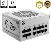 MSI MAG WHITE A850GL ATX3.1 Gold 850W