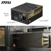 MSI MEG Ai1600T PCIE5 Titanium 1600W