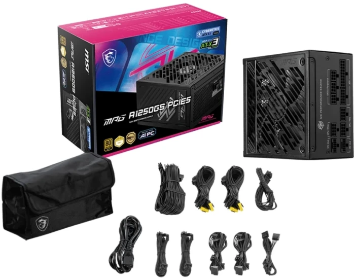 MSI MPG A1250GS PCIE5 Gold 1250W
