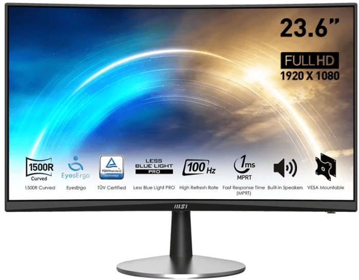MSI PRO MP2422C 23.6" VA 100Hz