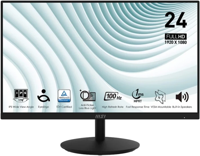 MSI PRO MP242A 23.8" IPS 100Hz