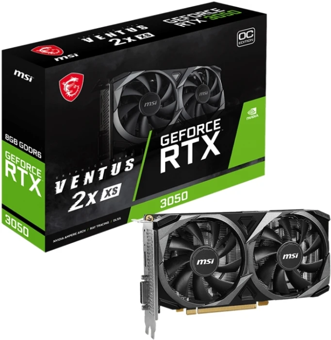 MSI RTX 3050 VENTUS 2X XS 8G OC