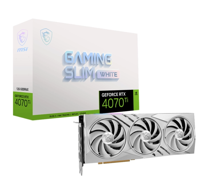 MSI RTX 4070 Ti GAMING SLIM WHITE 12G