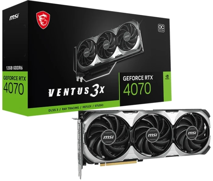 MSI RTX 4070 VENTUS 3X E1 12G OC
