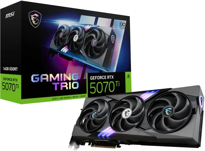 MSI RTX 5070 Ti 16G GAMING TRIO OC PLUS