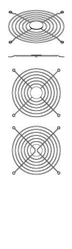 Noctua комплект решетки за вентилатори Fan Grill Metal - 140mm 2pcs pack - NA-FG1-14 Sx2