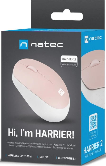 Natec Harrier 2 Bluetooth 5.1 Pink