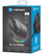 Natec Vertical CRAKE 2 PRO Black