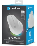Natec Vertical CRAKE 2 PRO White